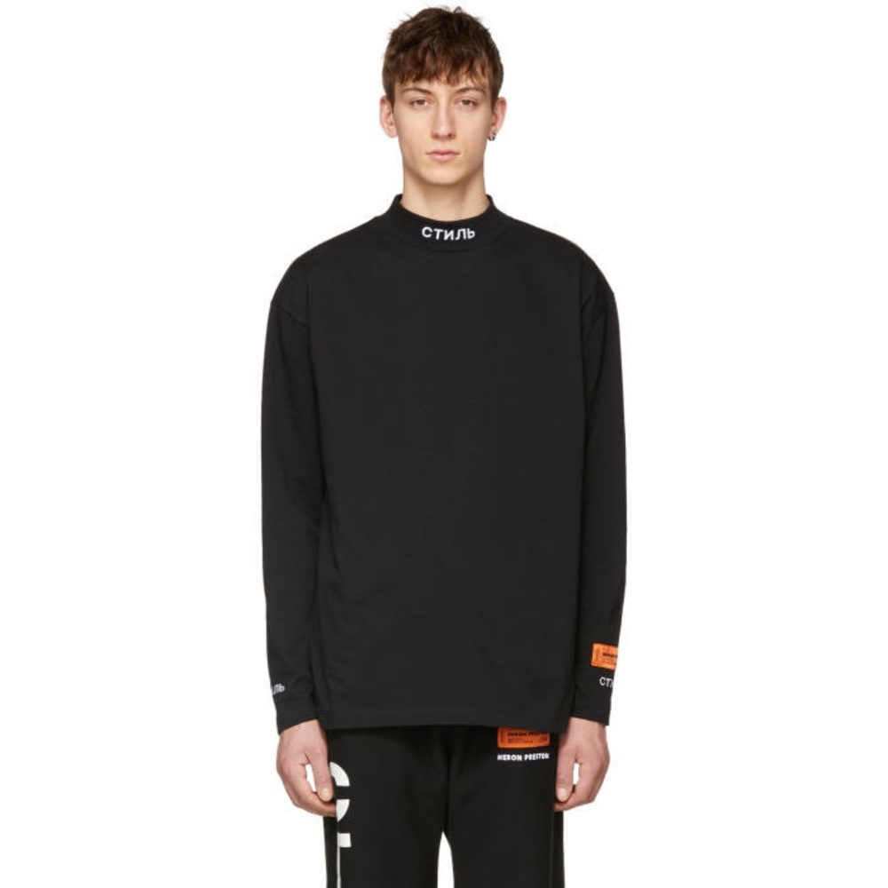 heron preston turtleneck t shirt
